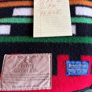 Pendleton Beaver State Gift of Life Wool Blanket